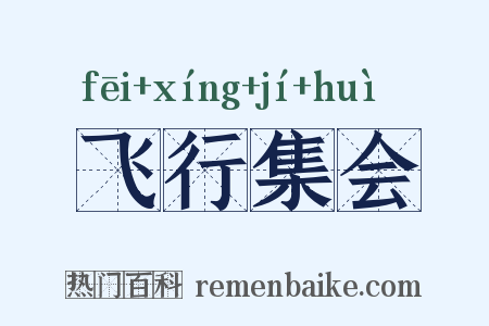 飞行集会是什么意思的图片